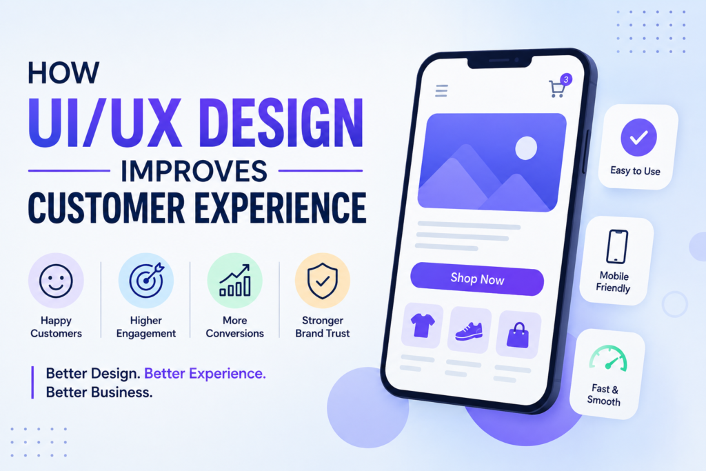 How UI/UX Design Improves Customer Experience